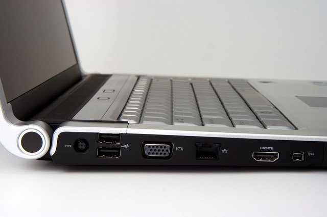 Laptop VGA and HDMI ports